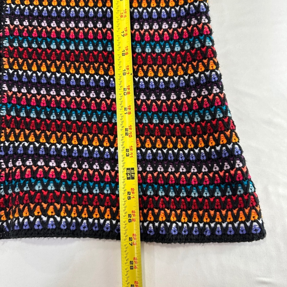 Coldwater Creek Full Zip Knit Cardigan Women 2X Multicolor Striped | Boho Artsy - Picture 10 of 10
